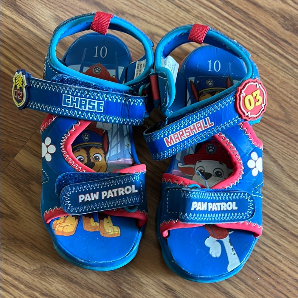 Paw Patrol Kids Blue Sandals